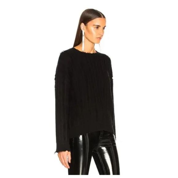 NWT RTA Emma Distressed Cashmere Pullover Sweater Size XS - Picture 2 of 10